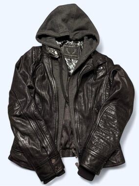 Bod & Christensen Leather Two Way Jacket